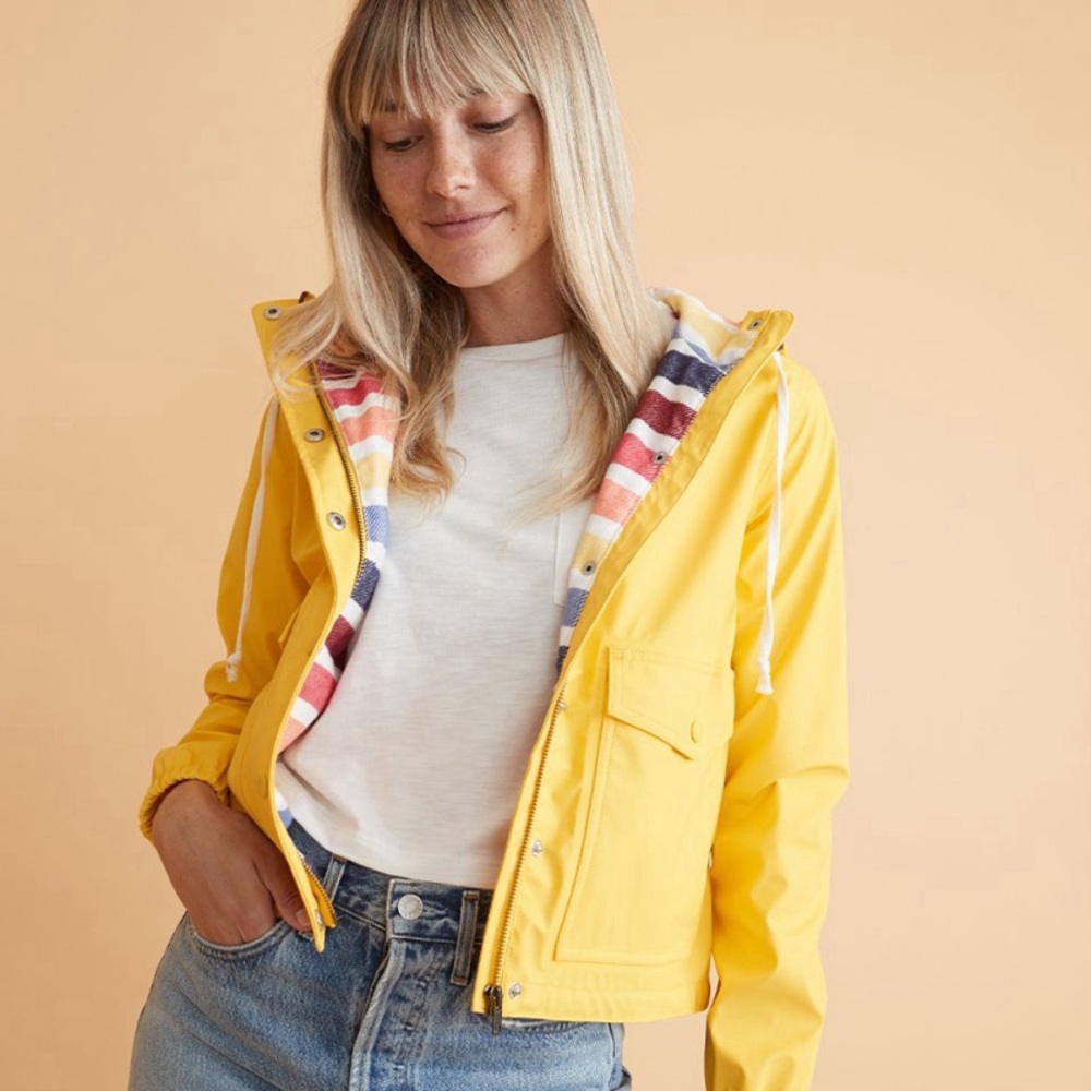 Marine Layer Gold Rubber Duckie Raincoat